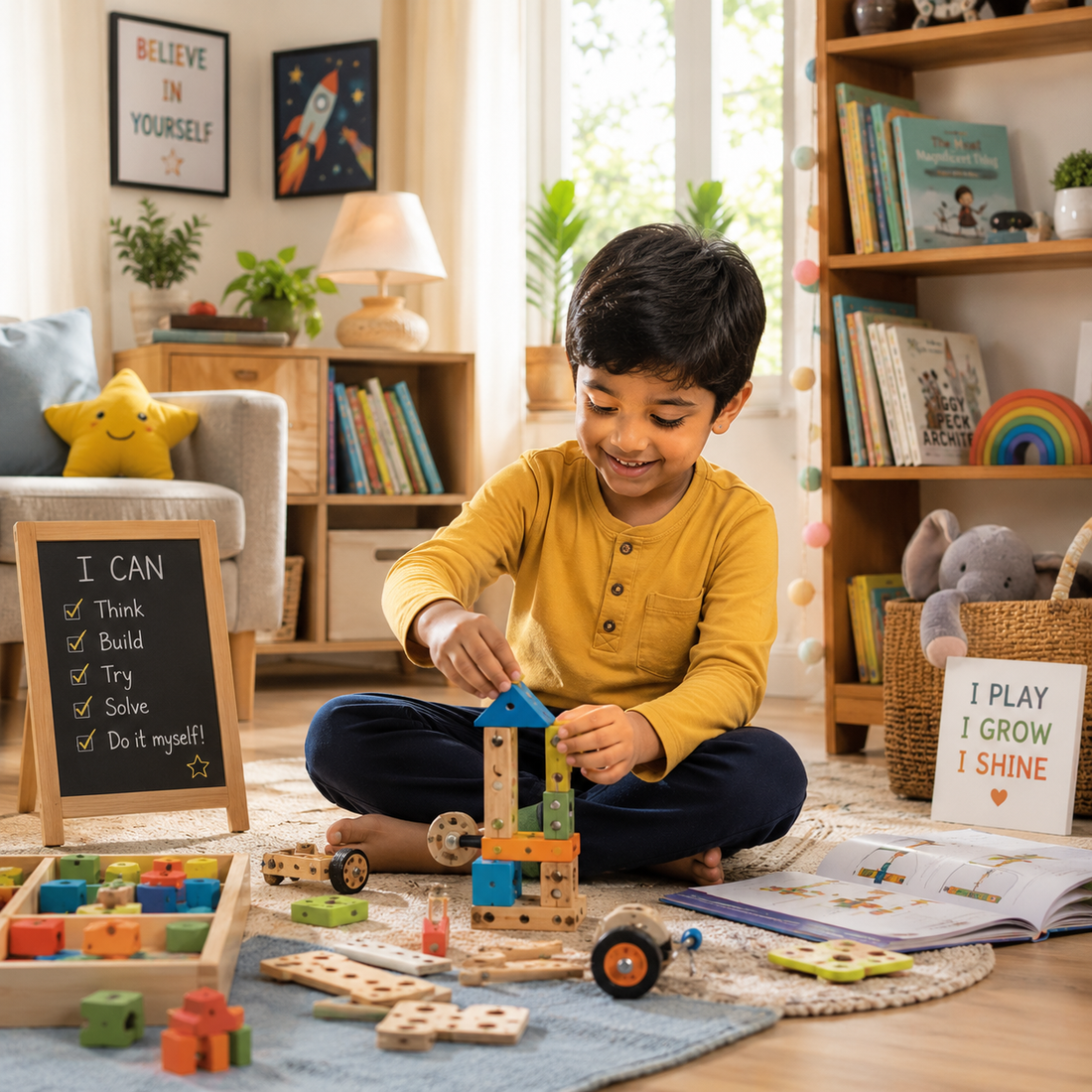 How Independent Play Helps Children Become More Confident
