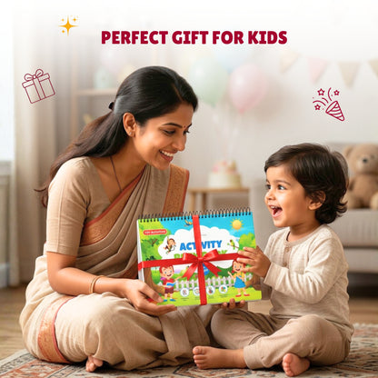 Activity Busy Book: Interactive Learning Binder for Toddlers & Preschoolers
