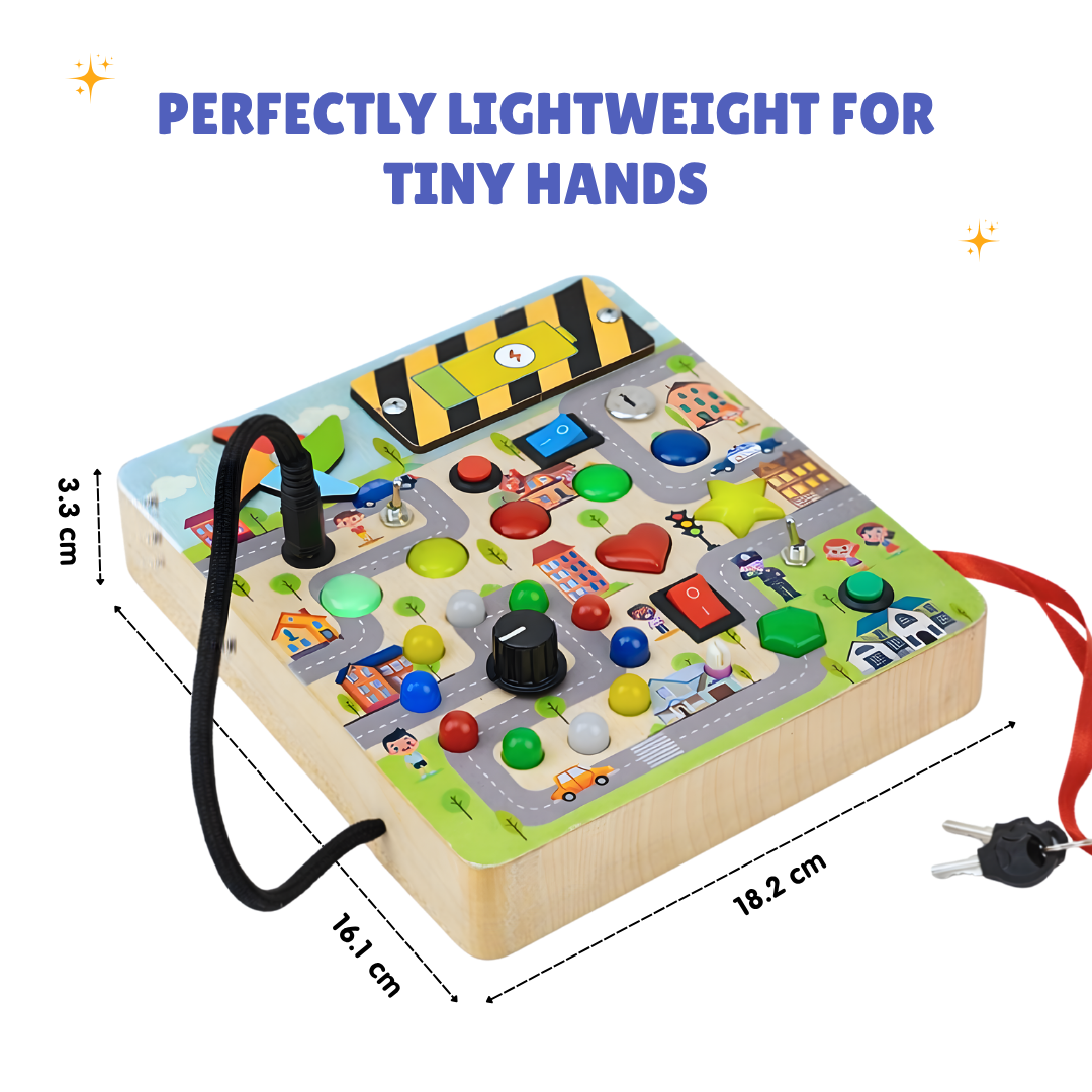 City Explorer Montessori Busy Board-V11