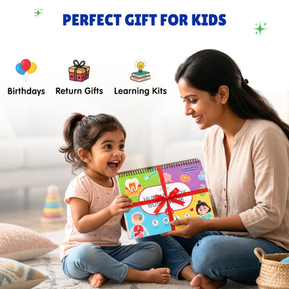 Human Body Busy Book: Interactive Learning Binder for Toddlers & Preschoolers