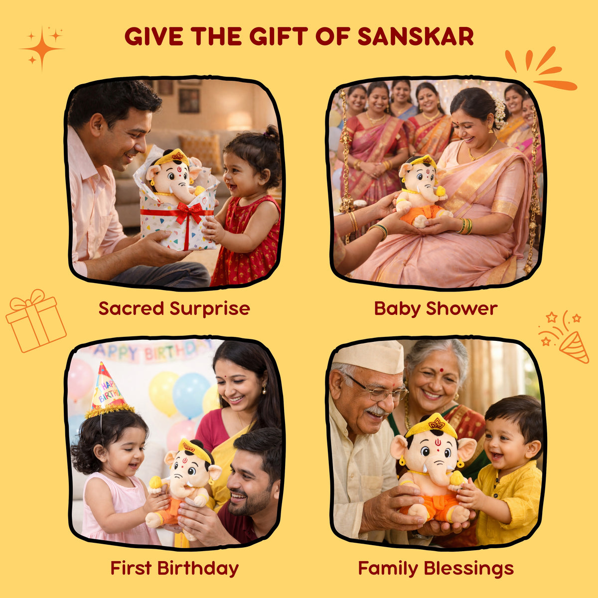 Clap Cuddle™ Mantra Chanting Ganesha with Meditation Mode