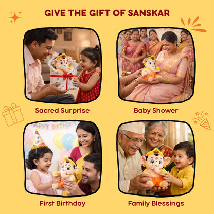 Clap Cuddle™ Mantra Chanting Ganesha with Meditation Mode