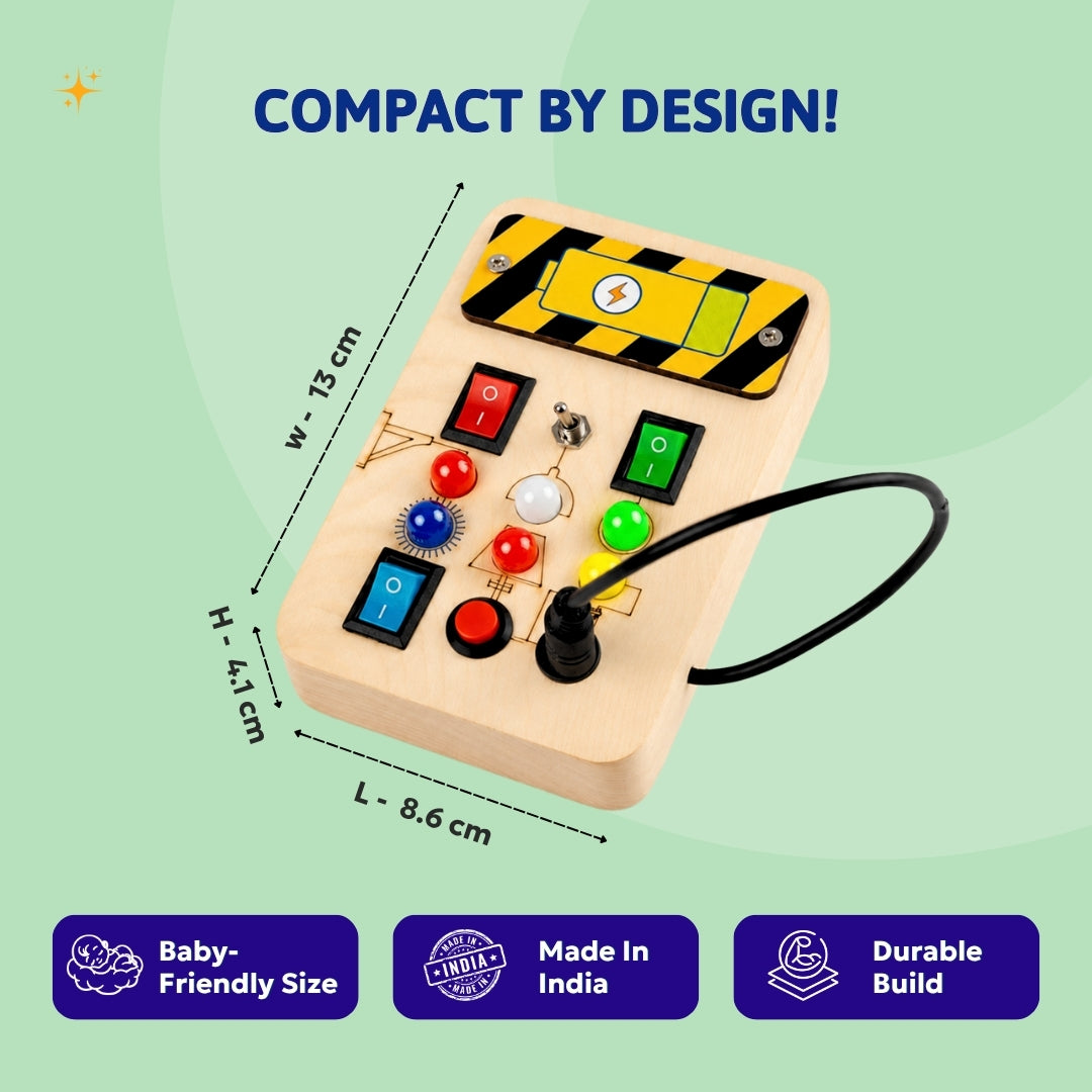 Spark Switch Montessori Busy Board-V1
