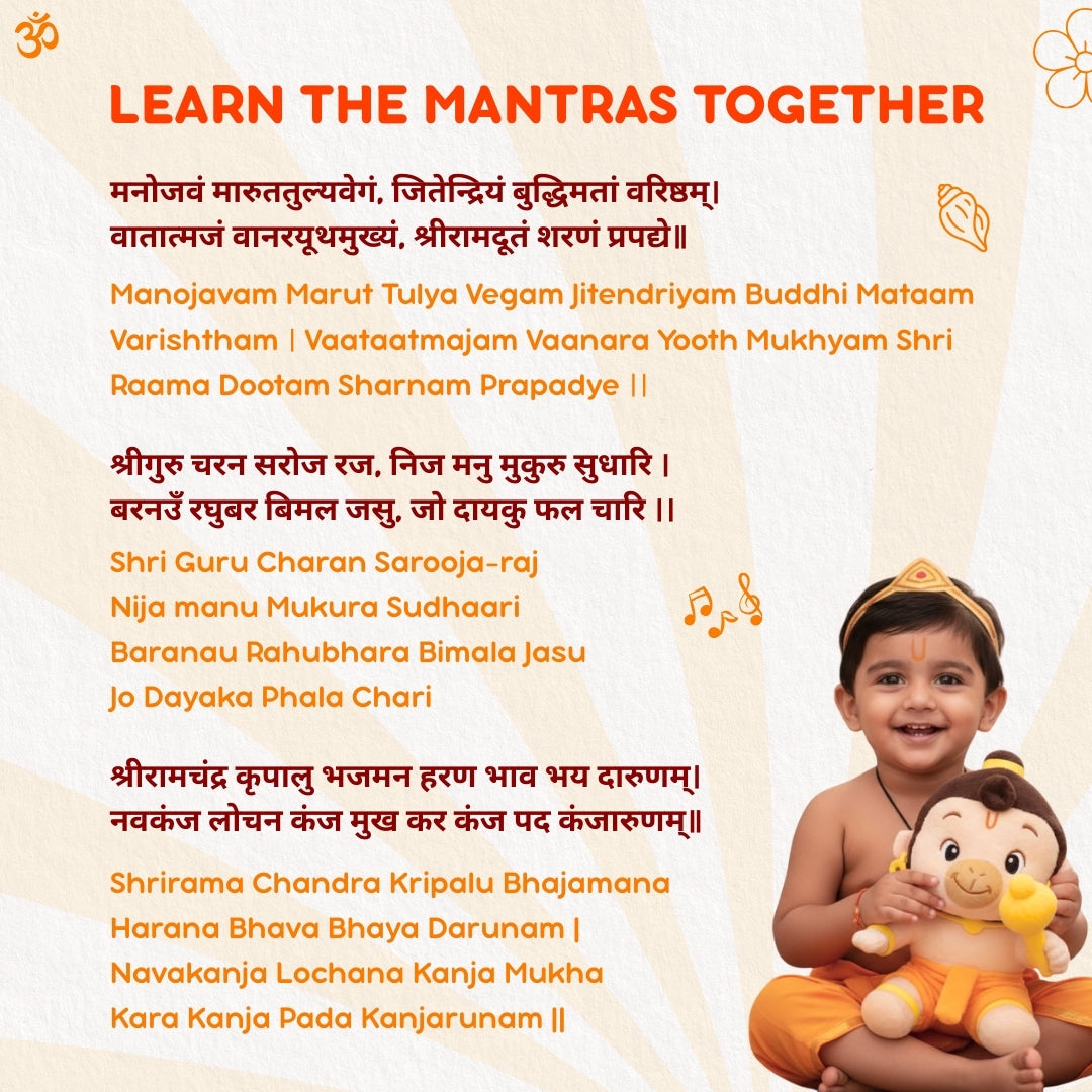 ClapCuddles™ Mantra Chanting Hanuman with Meditation Mode