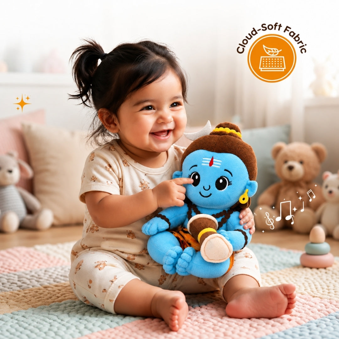 Clap Cuddle Mantra Chanting Shiva plush toy