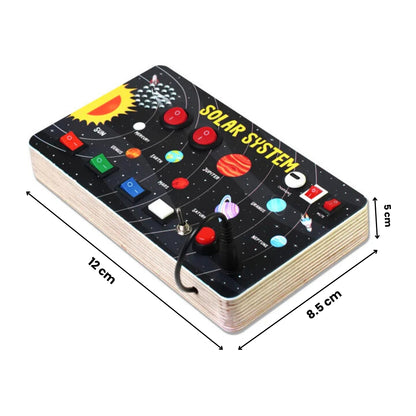 Galaxy Explorer Montessori Busy Board V3 – STEM Toy for Curious Minds