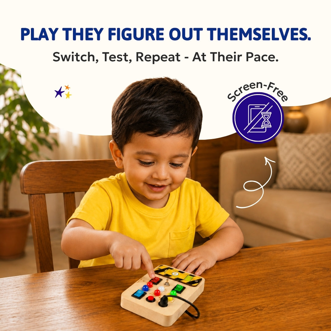 Spark Switch Montessori Busy Board-V1