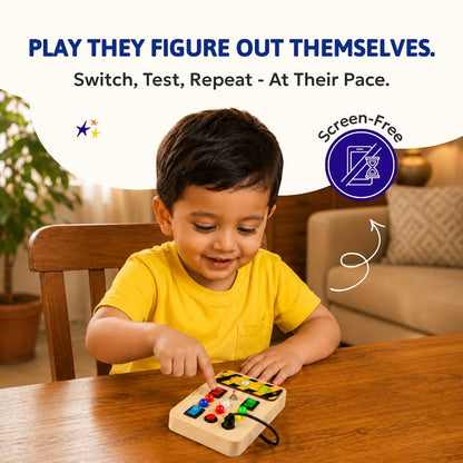 Spark Switch Montessori Busy Board-V1