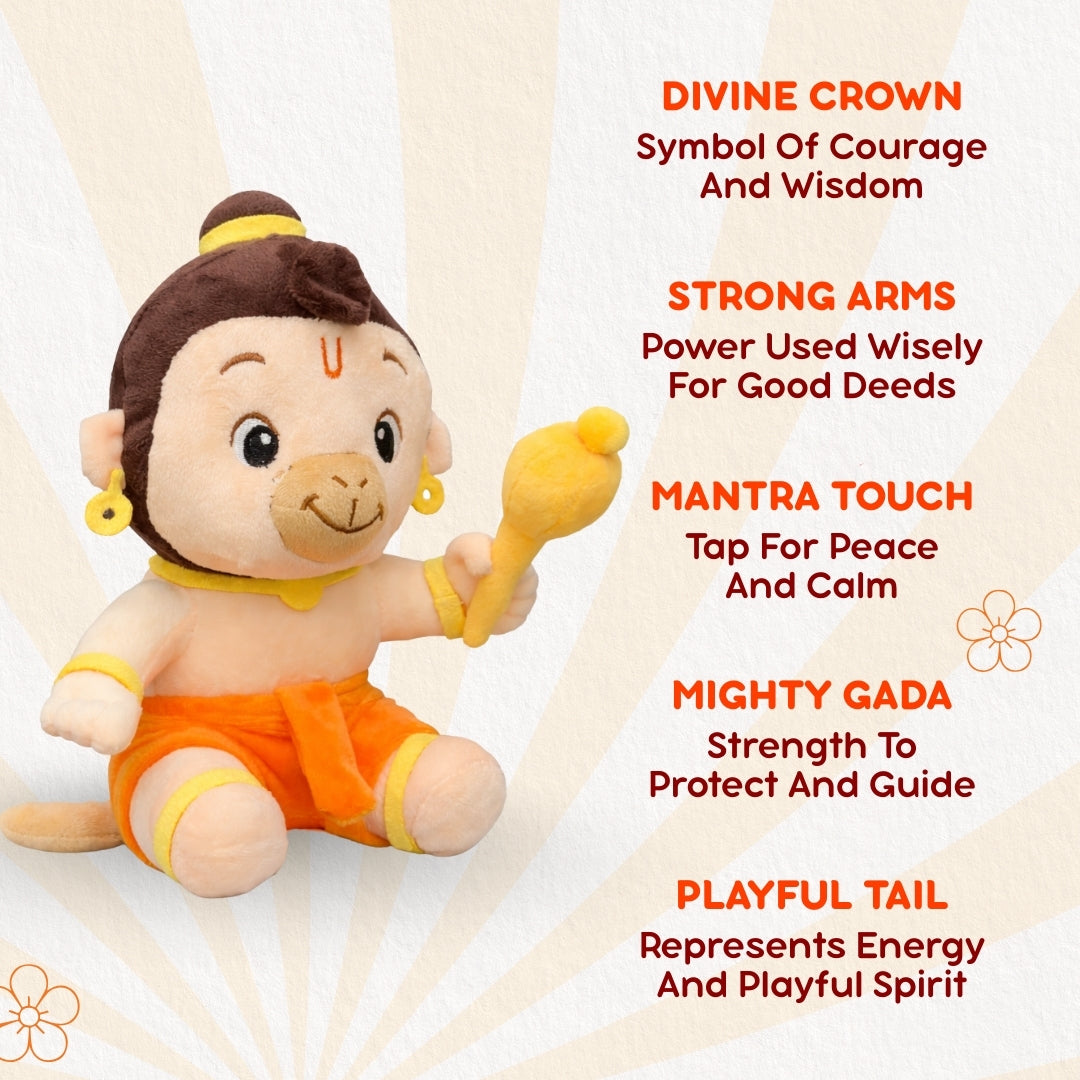 ClapCuddles™ Mantra Chanting Hanuman with Meditation Mode