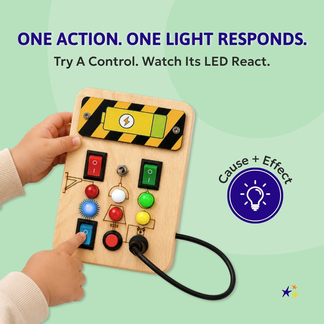 Spark Switch Montessori Busy Board-V1
