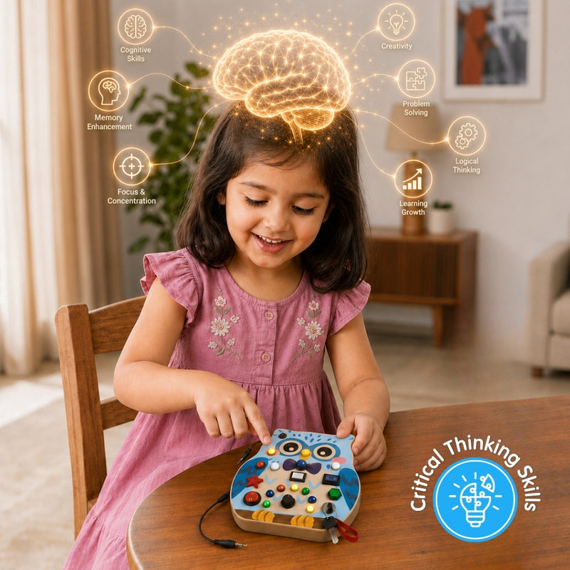 🧠 Curious Minds Learn Faster Simple cause-and-effect play encourages confidence through independent discovery.
