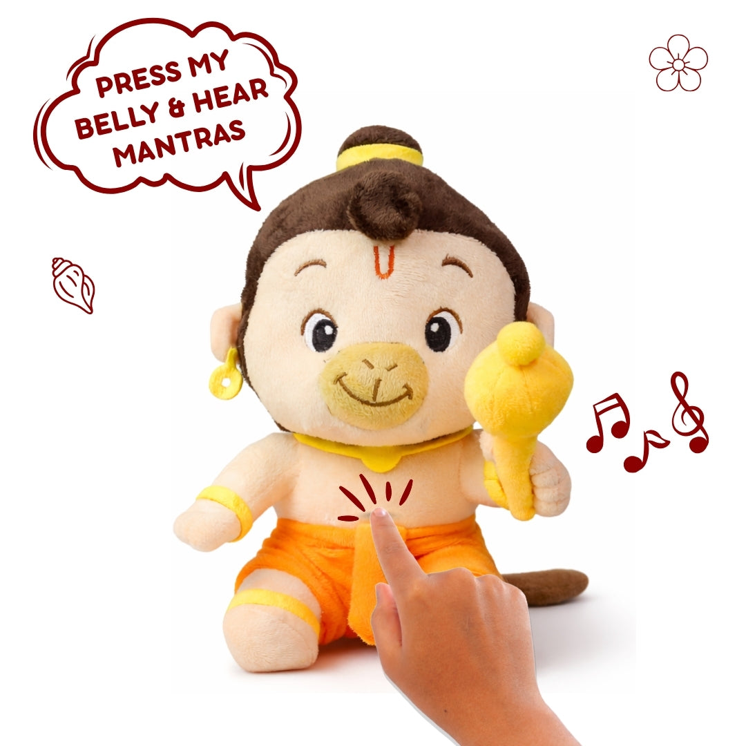 ClapCuddles™ Mantra Chanting Hanuman with Meditation Mode