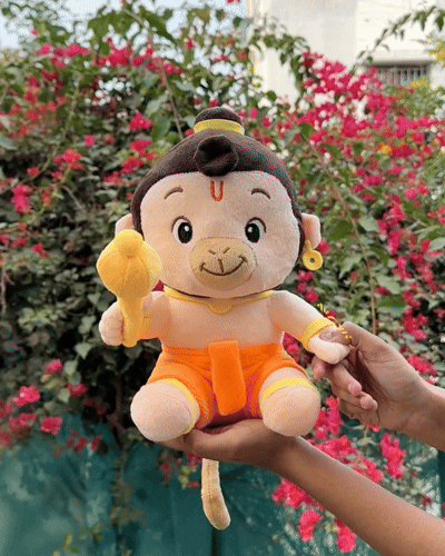 Press Hanuman’s hands to activate Meditation Mode 🕉️