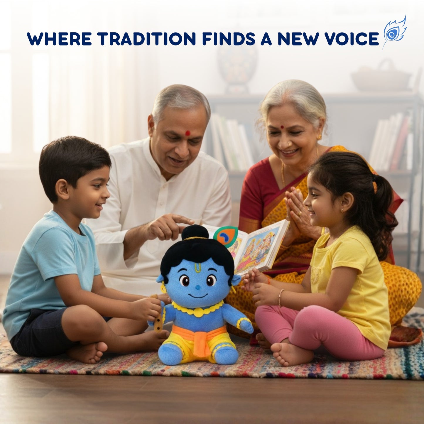 Clap Cuddle™ Mantra Chanting Krishna with Meditation Mode