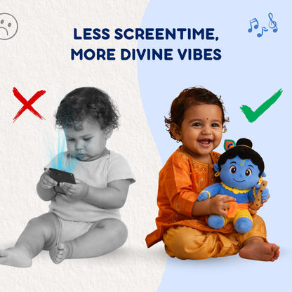 Clap Cuddle™ Mantra Chanting Krishna with Meditation Mode