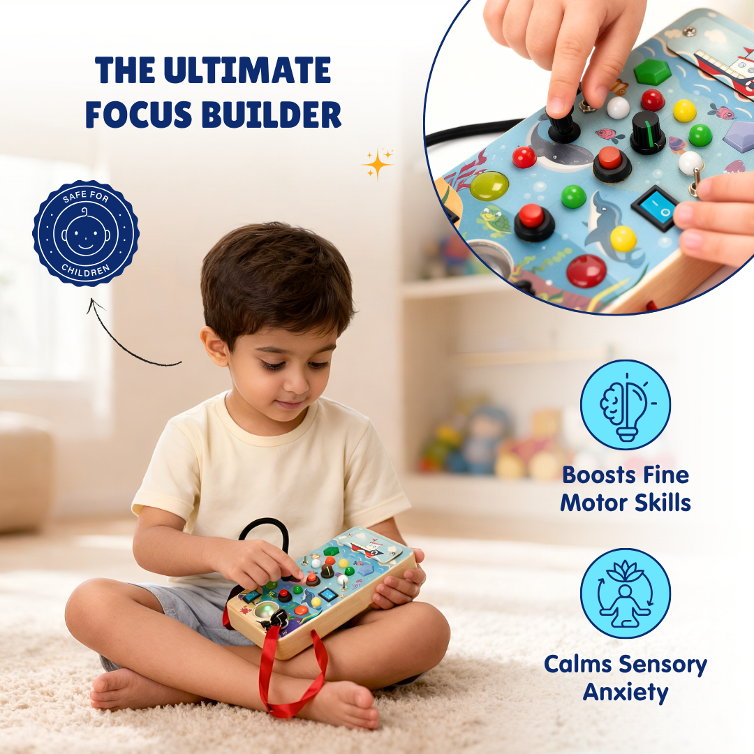 Bubble Montessori Busy Board - V12
