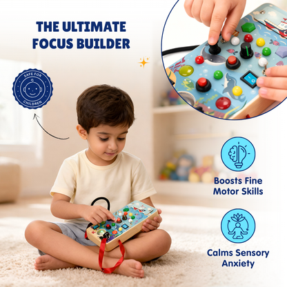Bubble Montessori Busy Board - V12