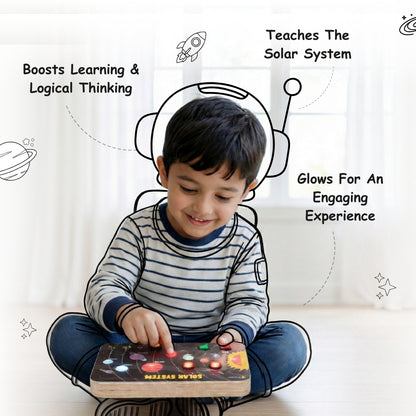 Galaxy Explorer Montessori Busy Board V3 – STEM Toy for Curious Minds