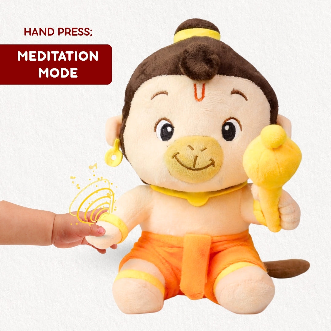 ClapCuddles™ Mantra Chanting Hanuman with Meditation Mode