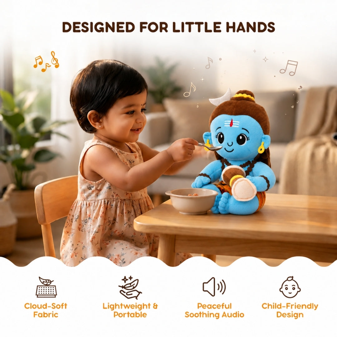 Clap Cuddle Mantra Chanting Shiva plush toy