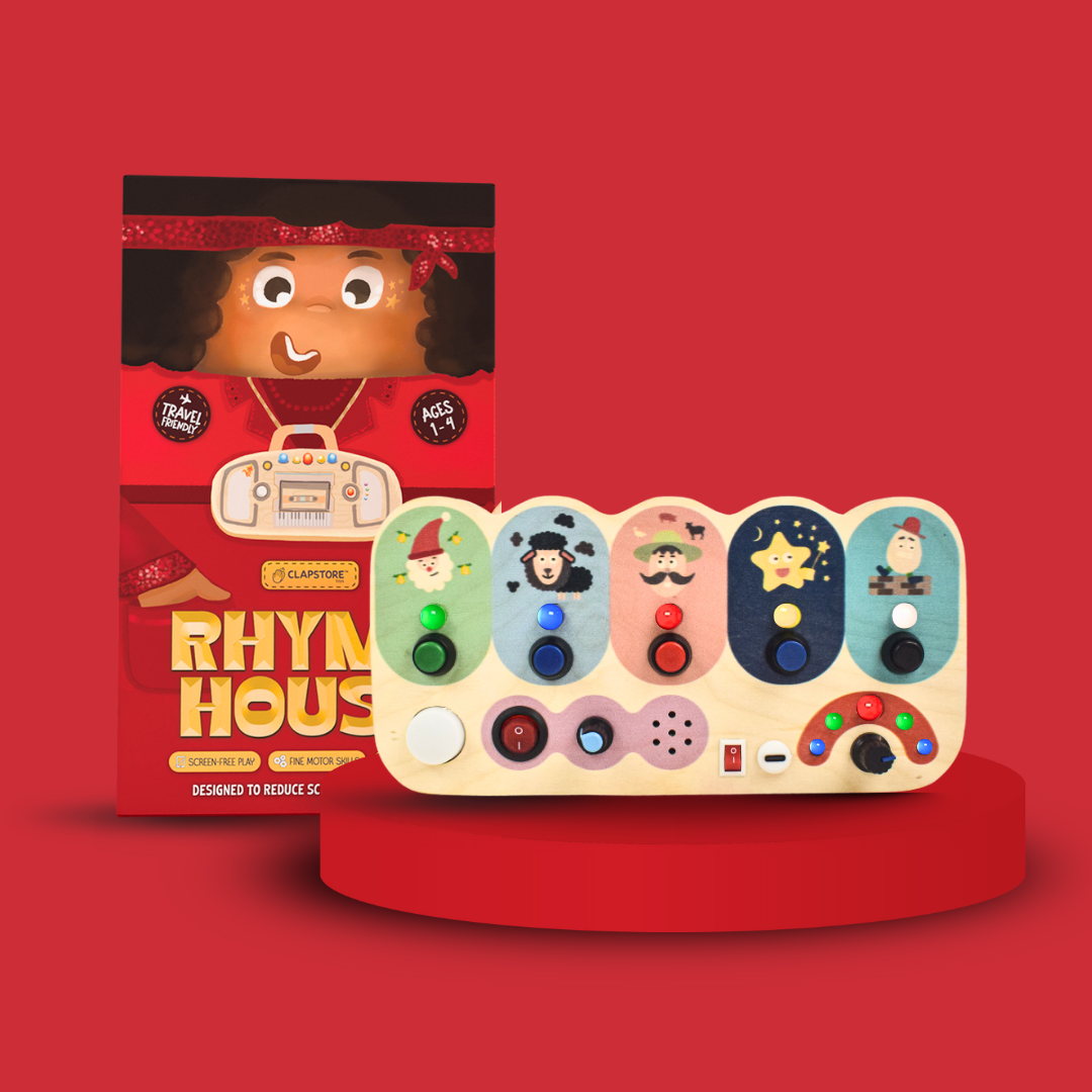 Rhyme House Montessori Busy Board-V8 Rechargeable