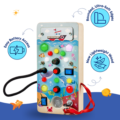 Bubble Montessori Busy Board - V12