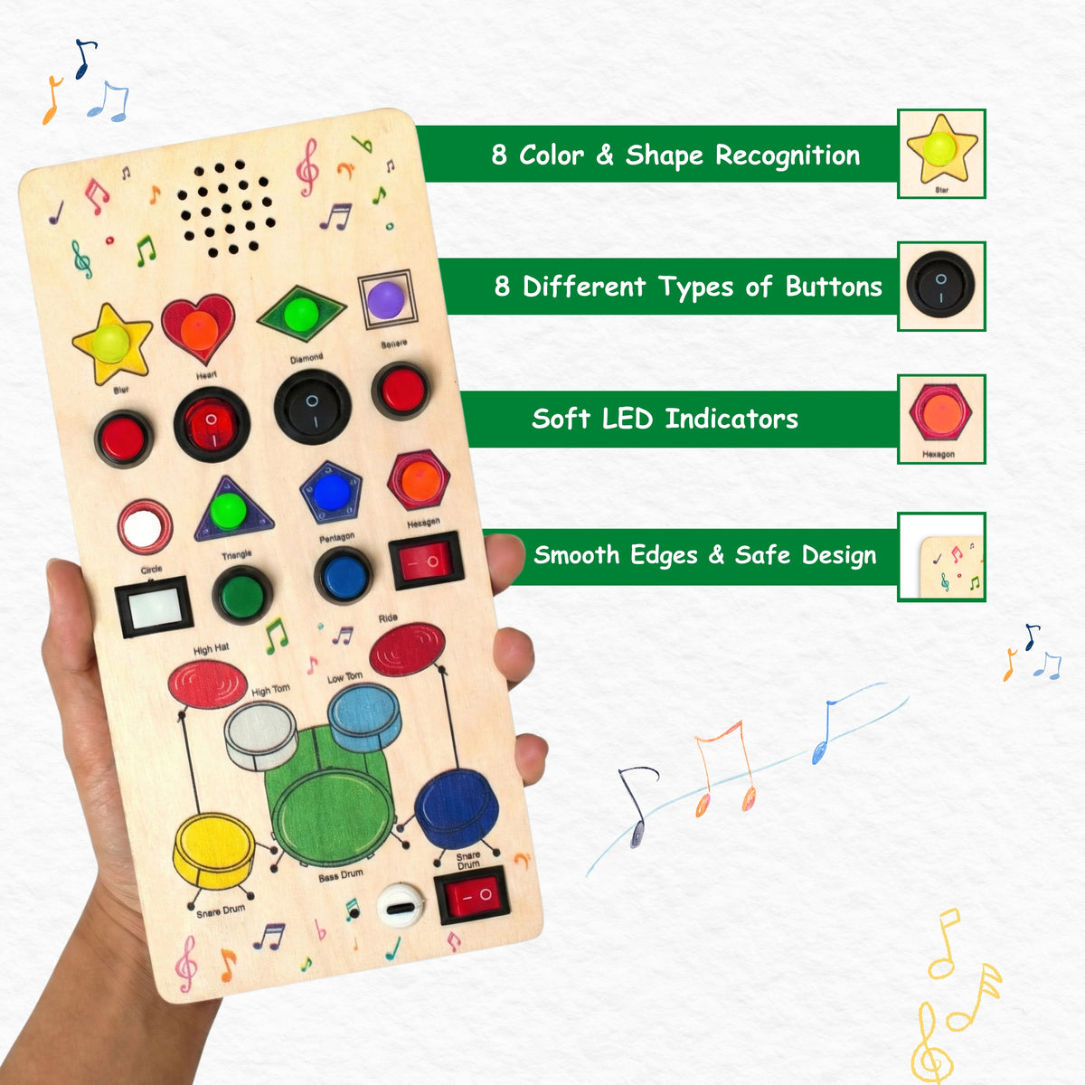 Montessori Beat Maker & Jungle Piano Combo (V9/V10)