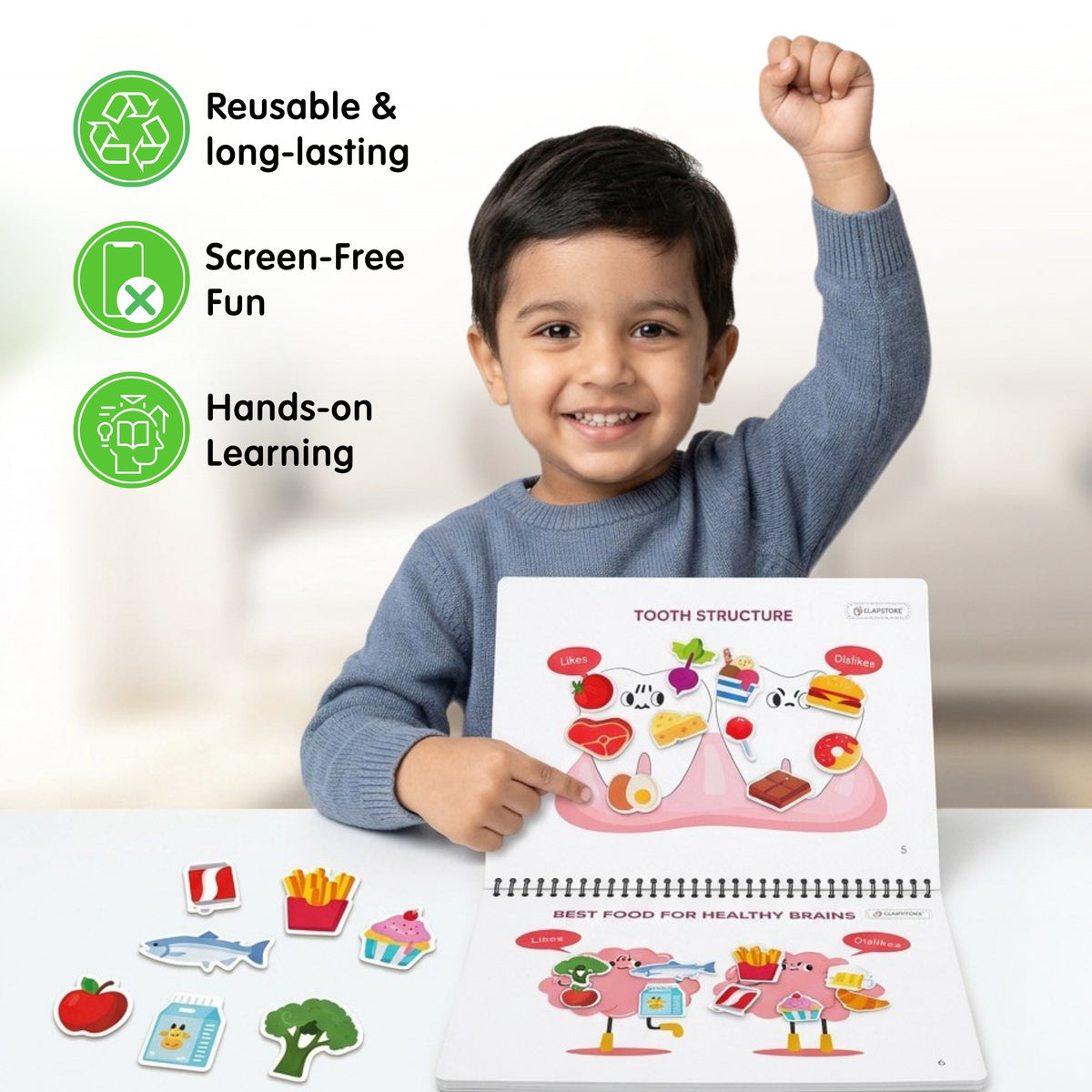Human Body Busy Book: Interactive Learning Binder for Toddlers & Preschoolers