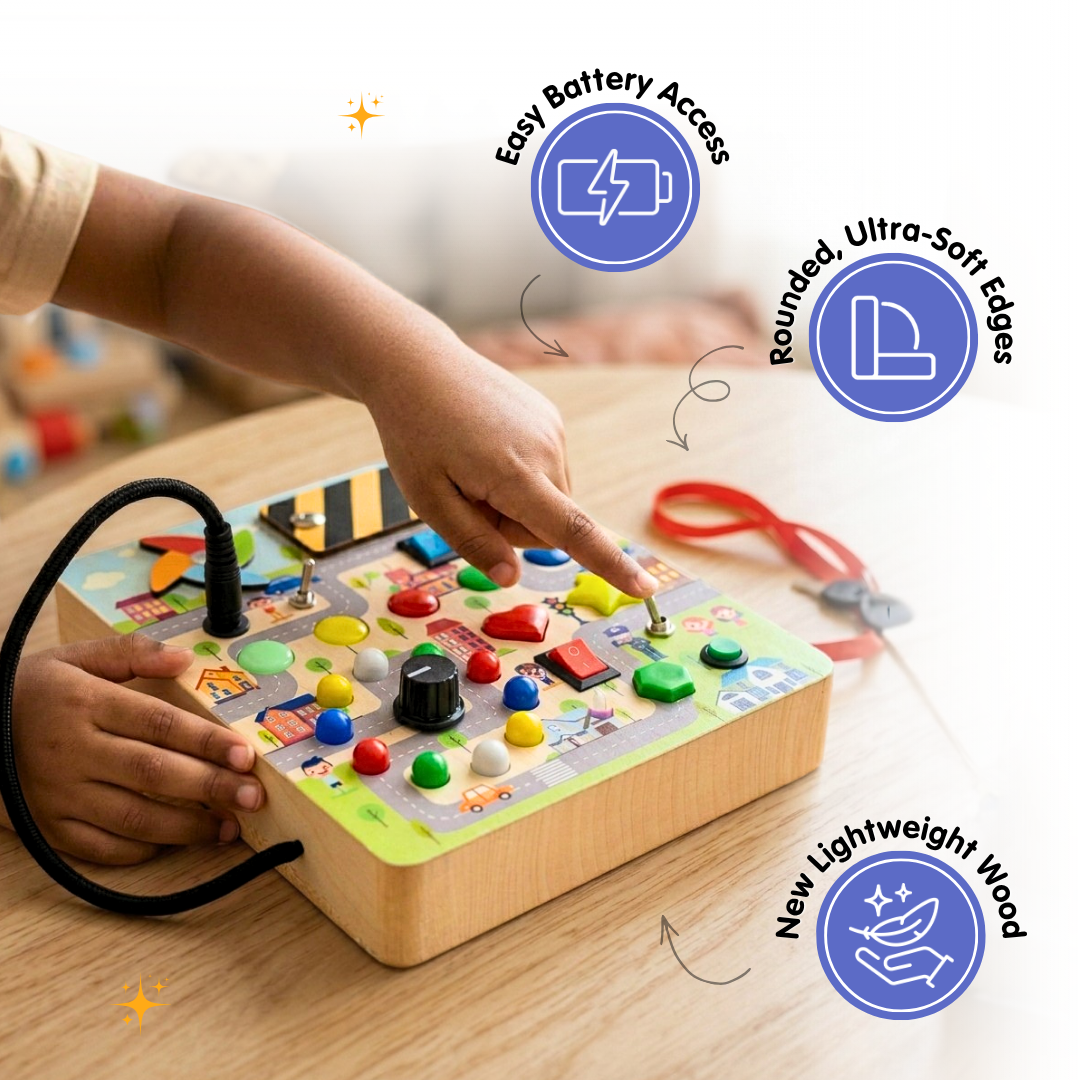 City Explorer Montessori Busy Board-V11