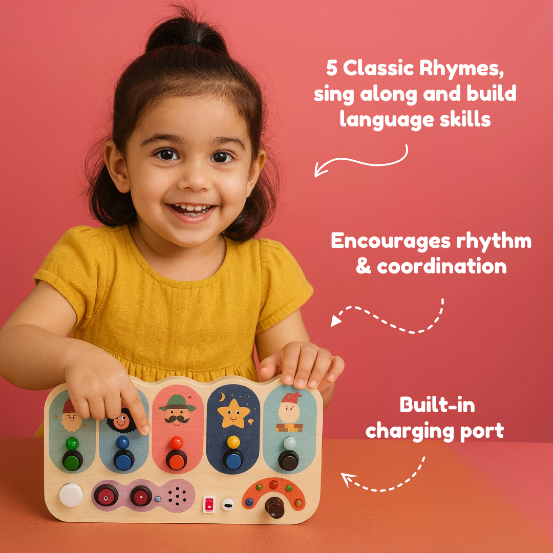 Rhyme House Montessori Busy Board-V8 Rechargeable