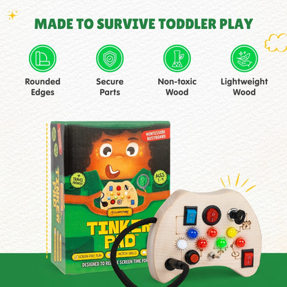 Tinker Pad Montessori Busy Board-V2