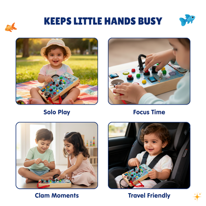 Bubble Montessori Busy Board - V12