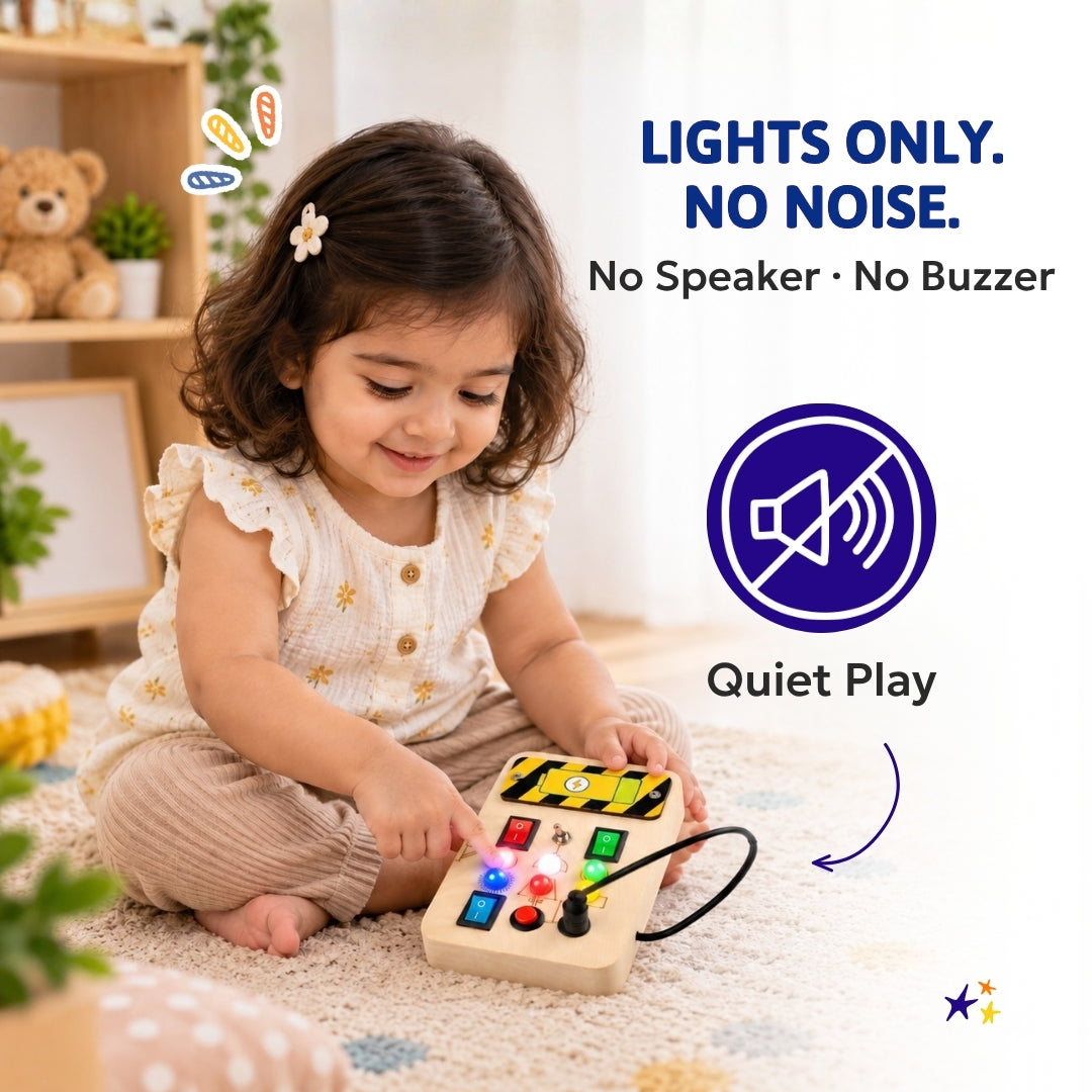 Spark Switch Montessori Busy Board-V1