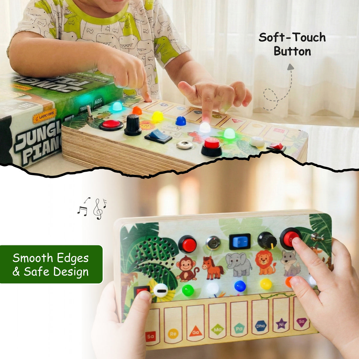 Montessori Beat Maker & Jungle Piano Combo (V9/V10)