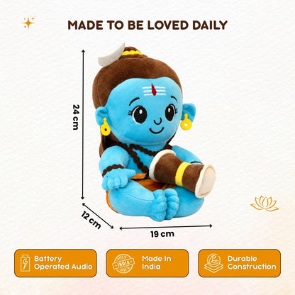 Clap Cuddle Mantra Chanting Shiva plush toy