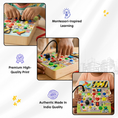 City Explorer Montessori Busy Board-V11