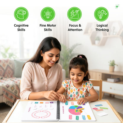 Human Body Busy Book: Interactive Learning Binder for Toddlers & Preschoolers