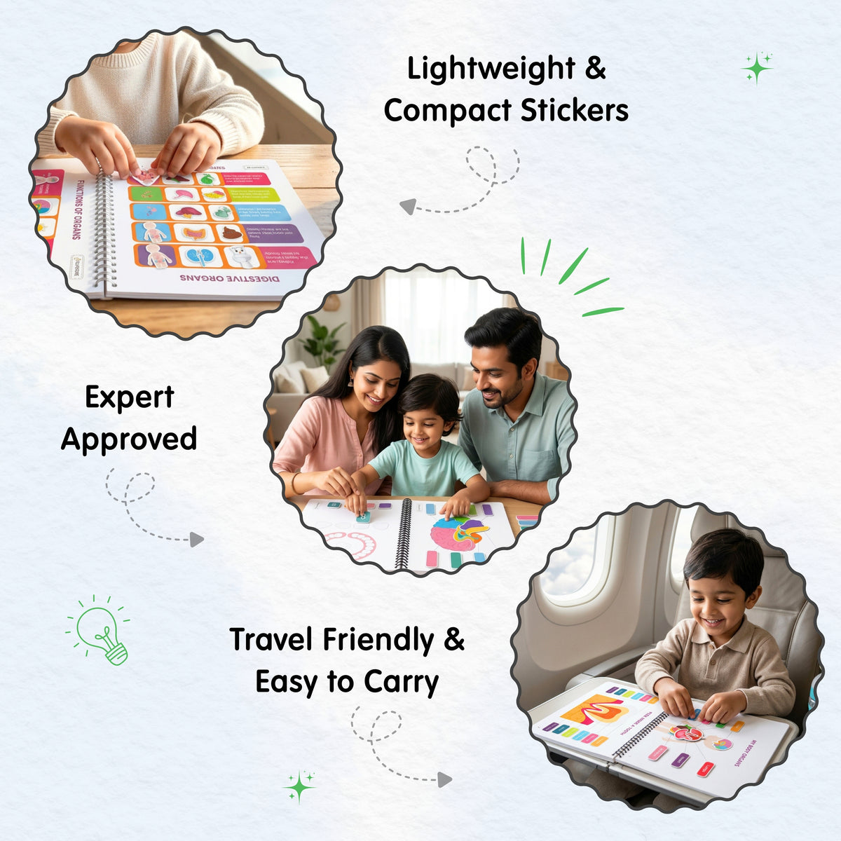 Human Body Busy Book: Interactive Learning Binder for Toddlers & Preschoolers