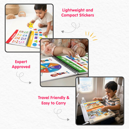 Activity Busy Book: Interactive Learning Binder for Toddlers & Preschoolers