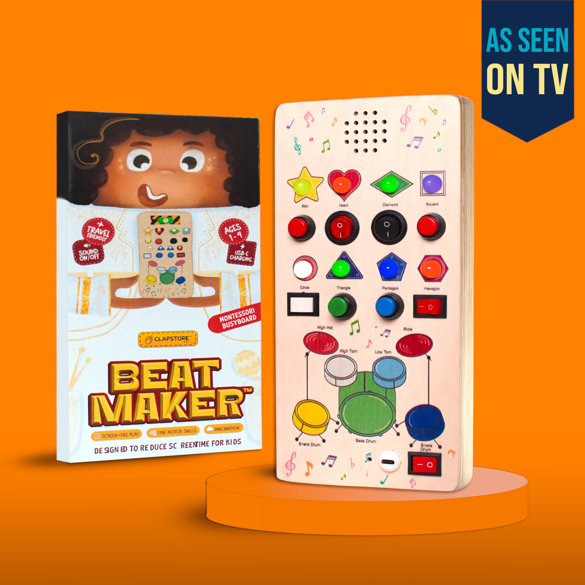 Buy Montessori Beat Maker | Learning Travel Toy for Kids – ClapStore Toys