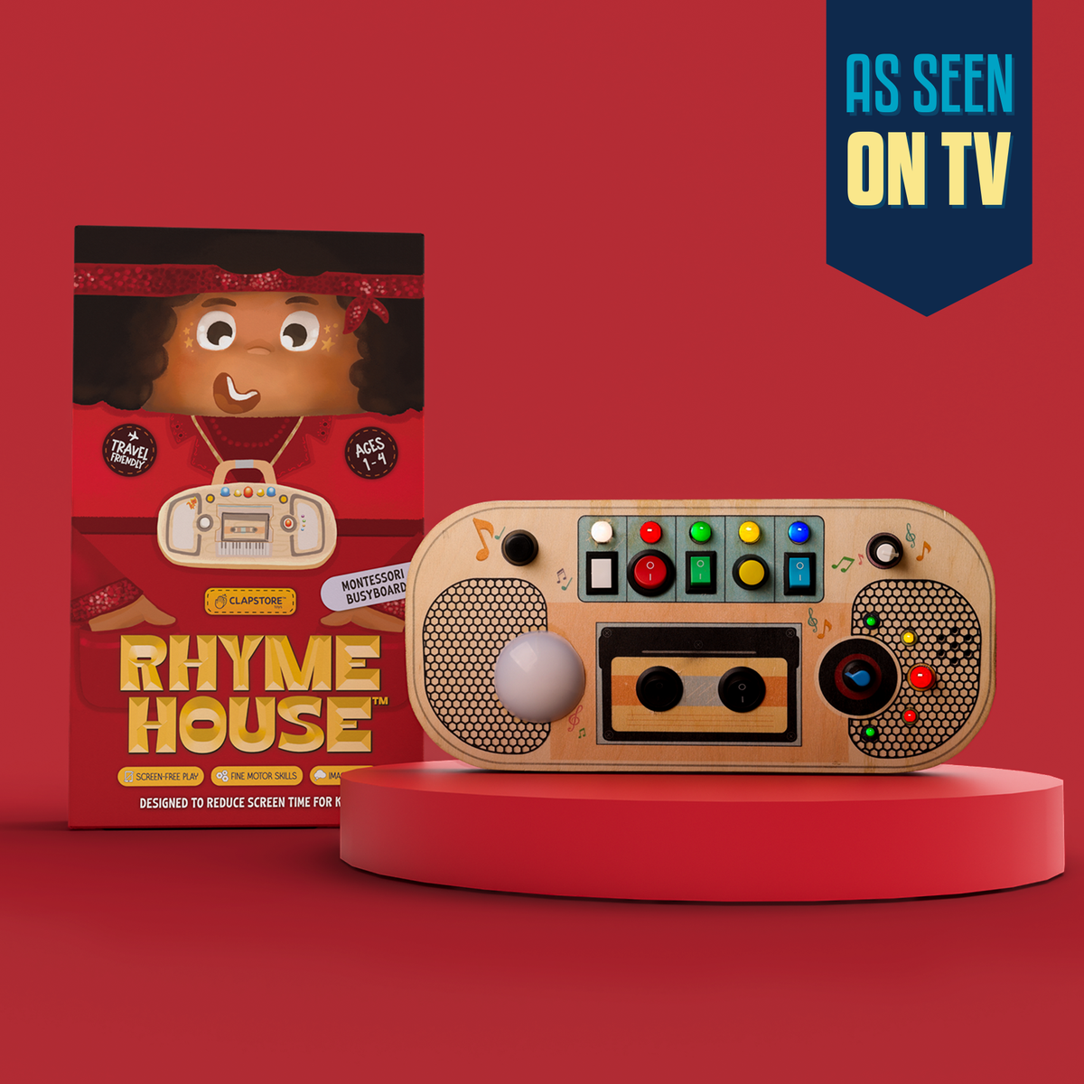 Shop Montessori Rhyme House | Screen-Free Wooden Musical Toy for ...