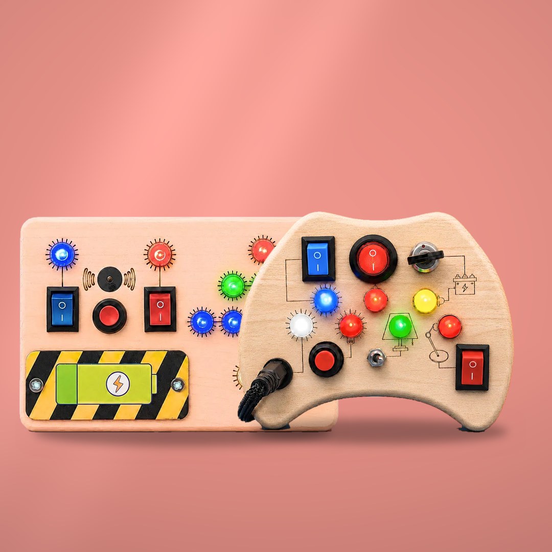 Toggle Play and Wonder Board busy board combo