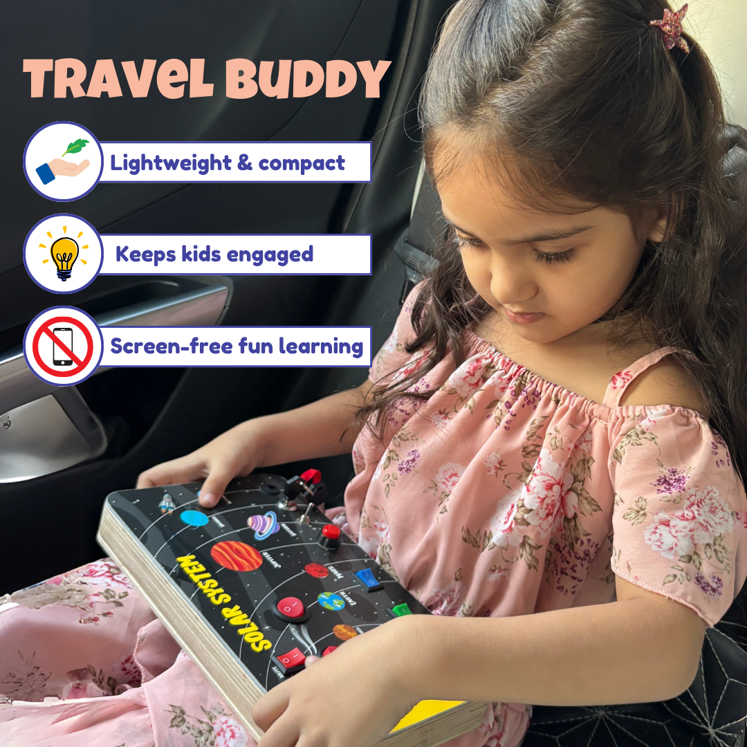 Galaxy Explorer Montessori Busy Board-V3- Rechargeable With Sound🔊