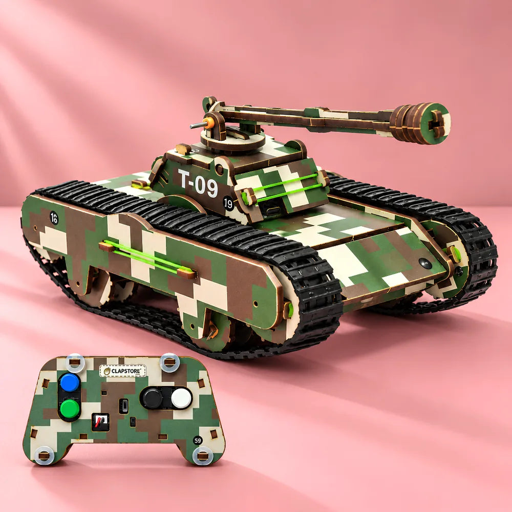 Sooper Brains™ DIY Army Tank Kit (Type-C Rechargeable)