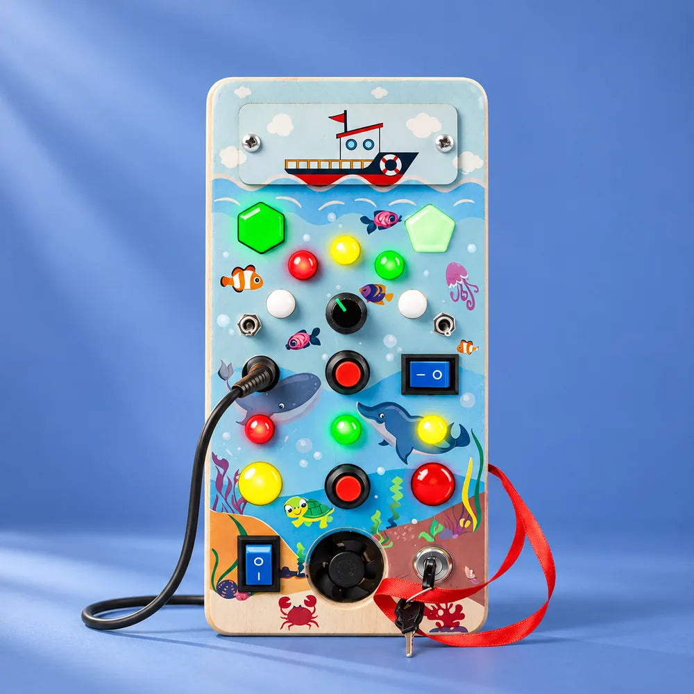 Bubble Montessori Busy Board - V12