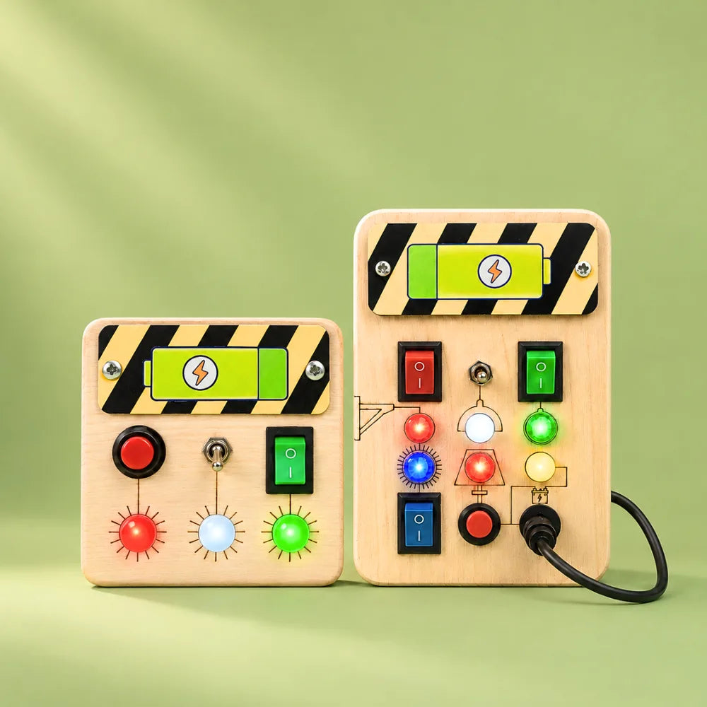 Montessori Spark Switch & Mini Switch Busy Board (Combo V1/V4)